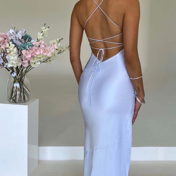 Babyboo - misha maxi dress - blue - MEDIUM - Picture 2 of 2